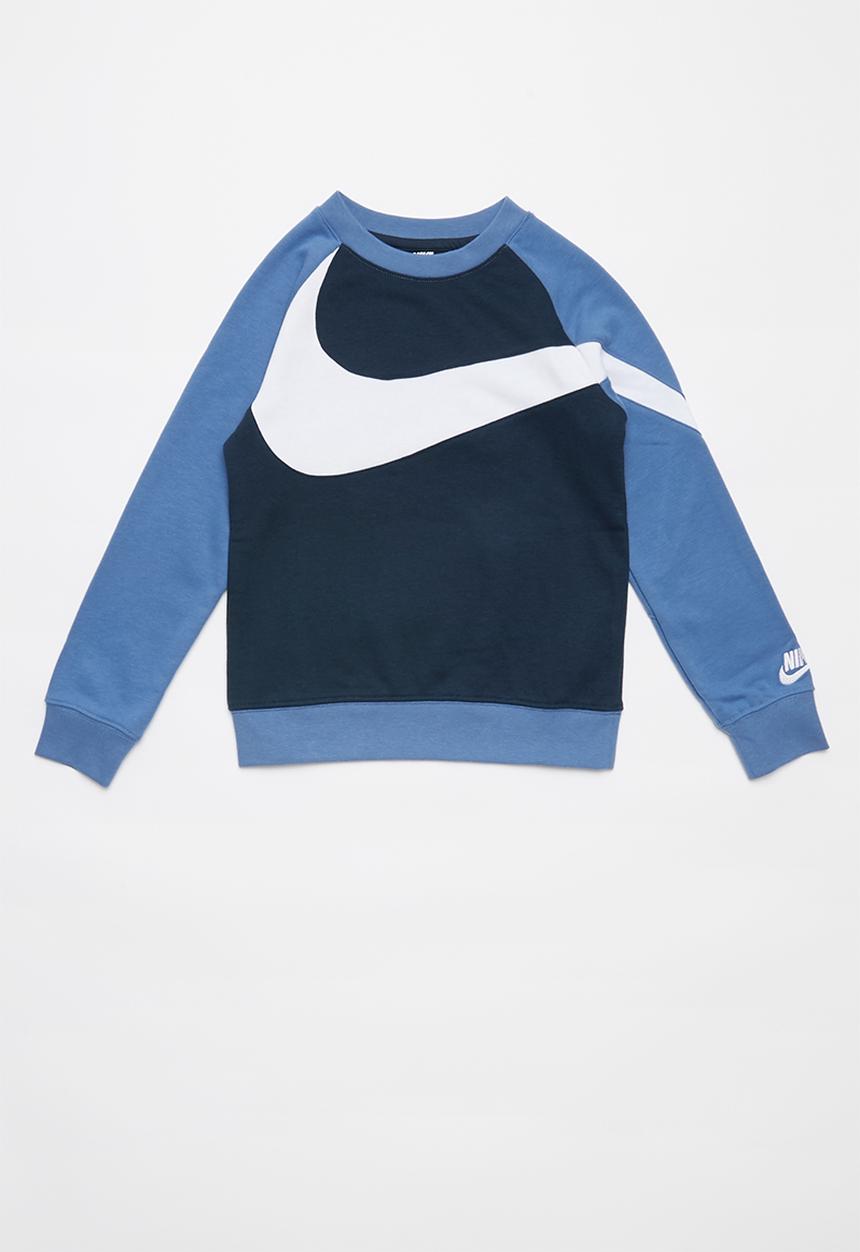 Nike - Nike boys hbr french terry crew - navy