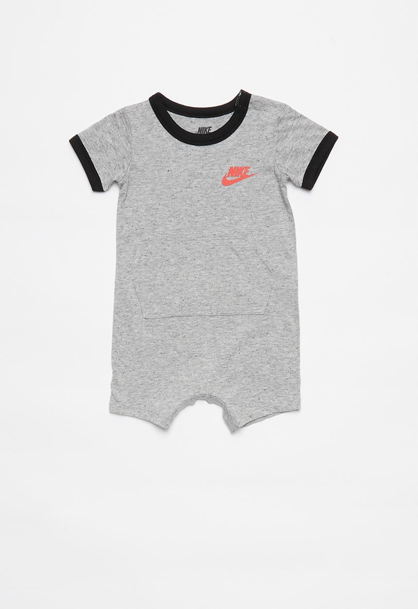 Nike - Nkb nsw speckle jersey romper - grey