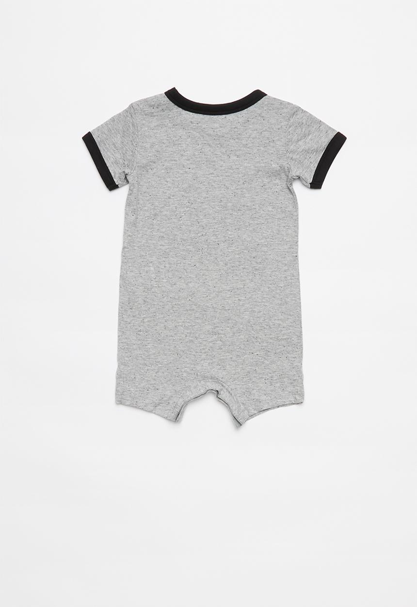 Nike - Nkb nsw speckle jersey romper - grey