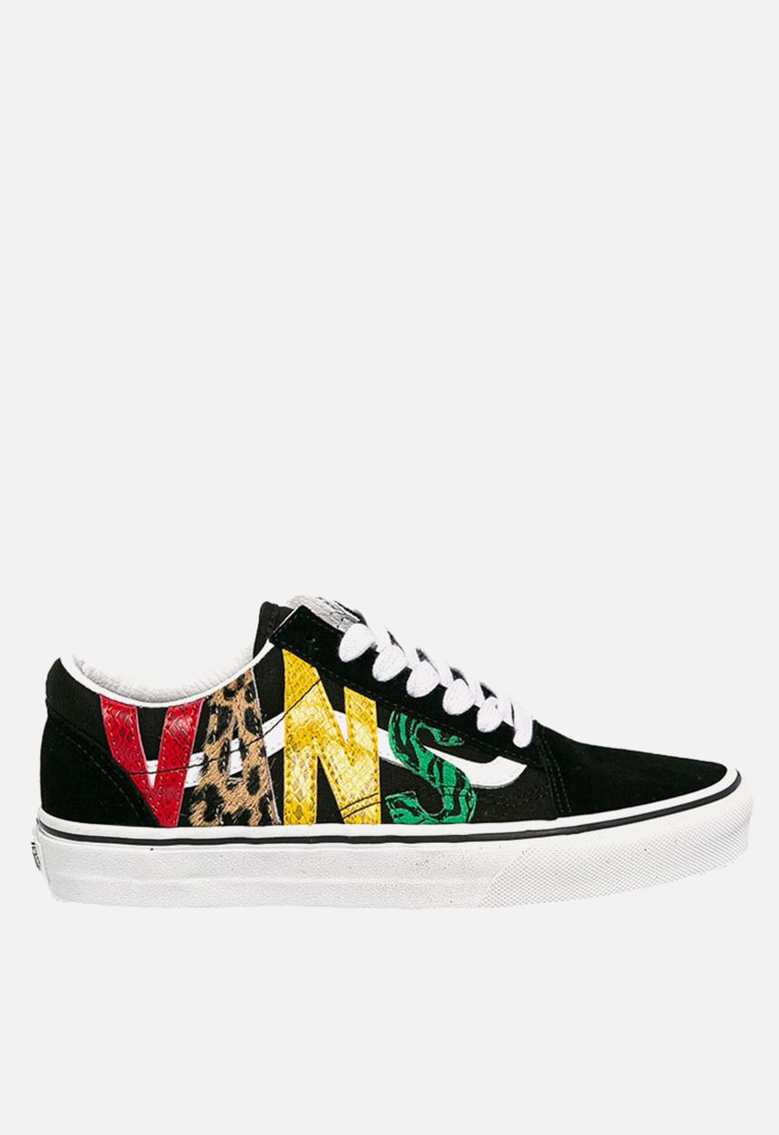 Vans - Ua old skool (multi animal) - rasta/black