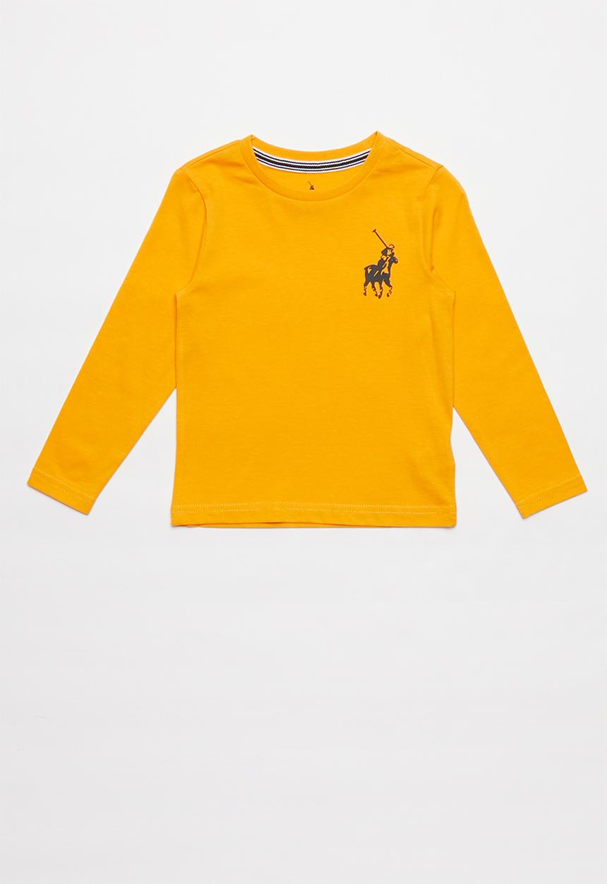 POLO - Boys Ashton long sleeve tee - yellow