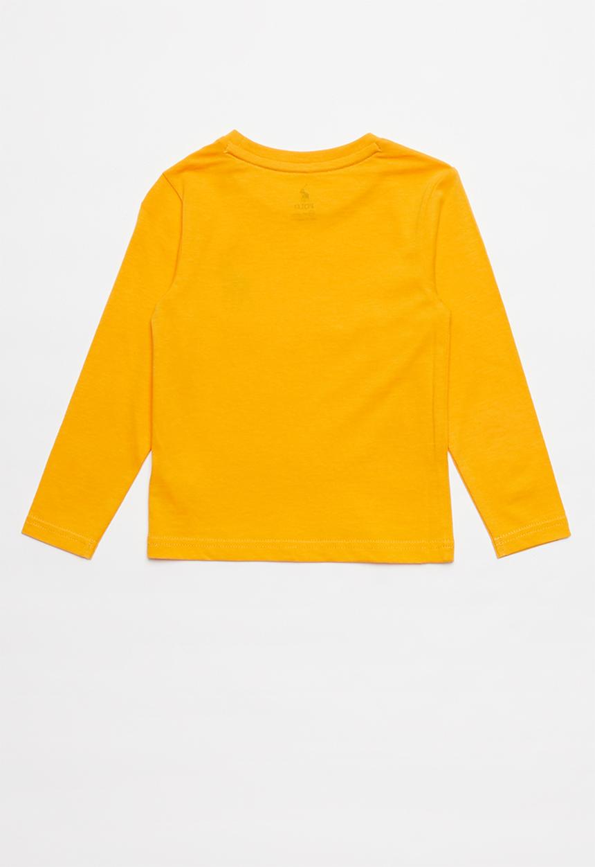 POLO - Boys Ashton long sleeve tee - yellow