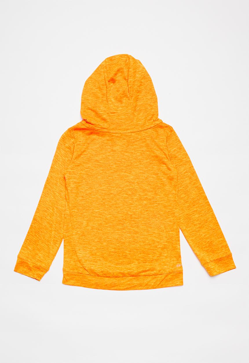 Nike - Nike boys dri fit breathe long sleeve hoodie - orange