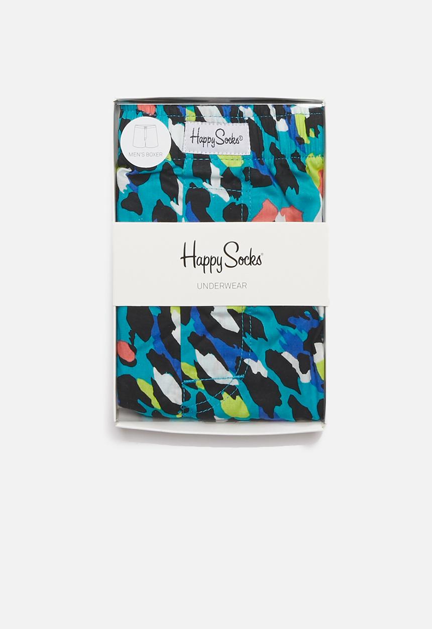 Happy Socks - Leopard boxer - turquoise 