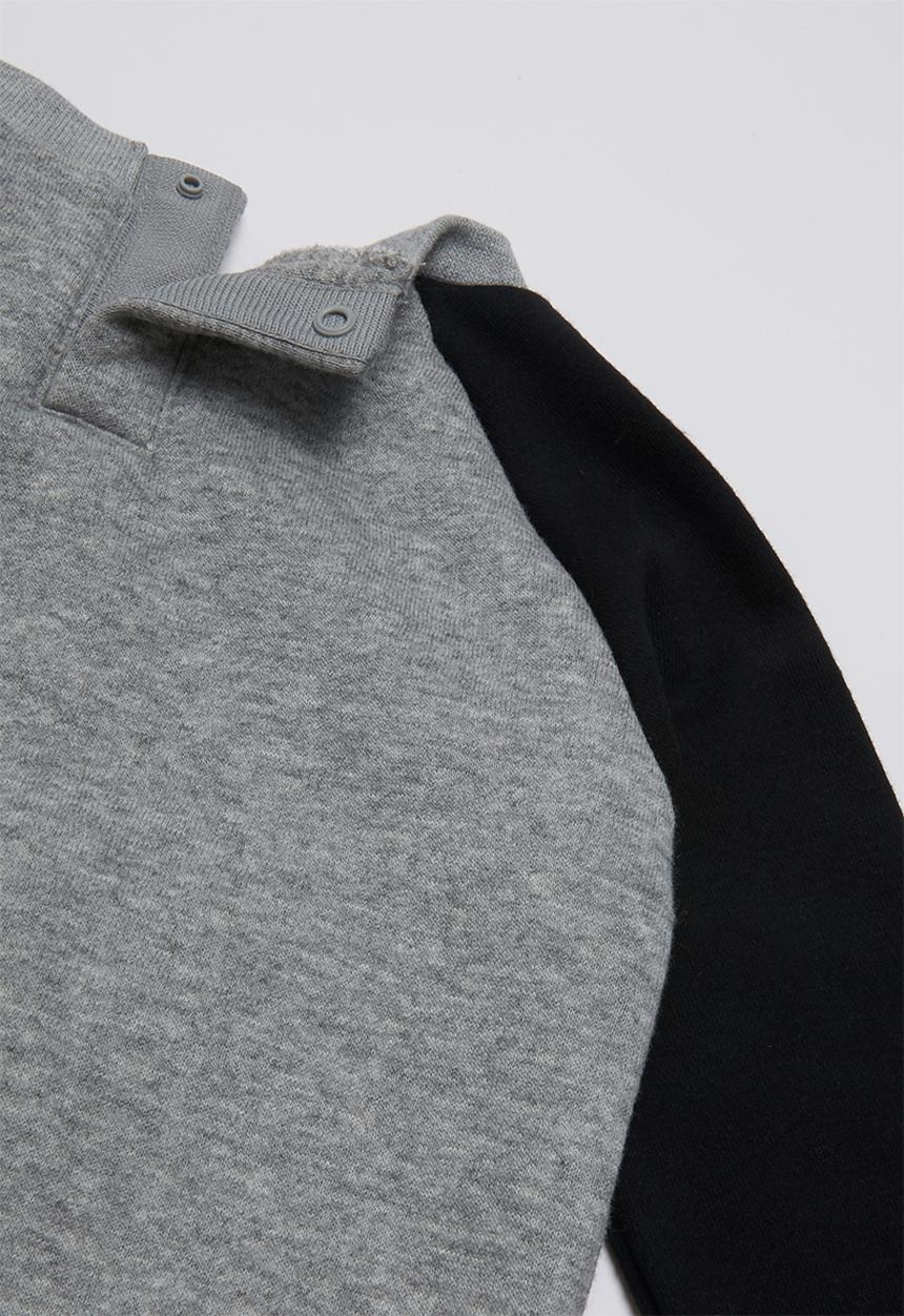 Nike - Nkg nsw heathered crew pantset - black & grey