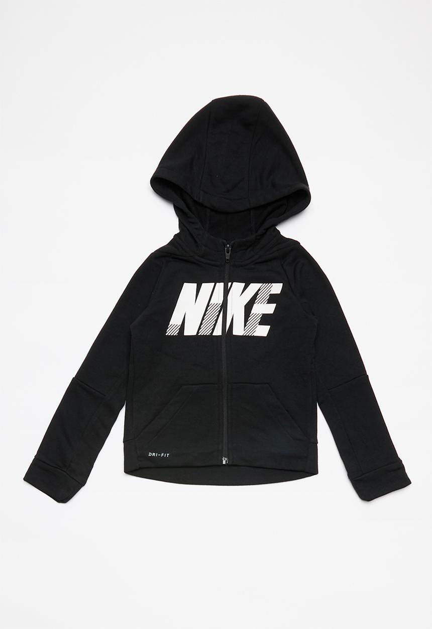 Nike - Nike boys dry fz hoodie - black