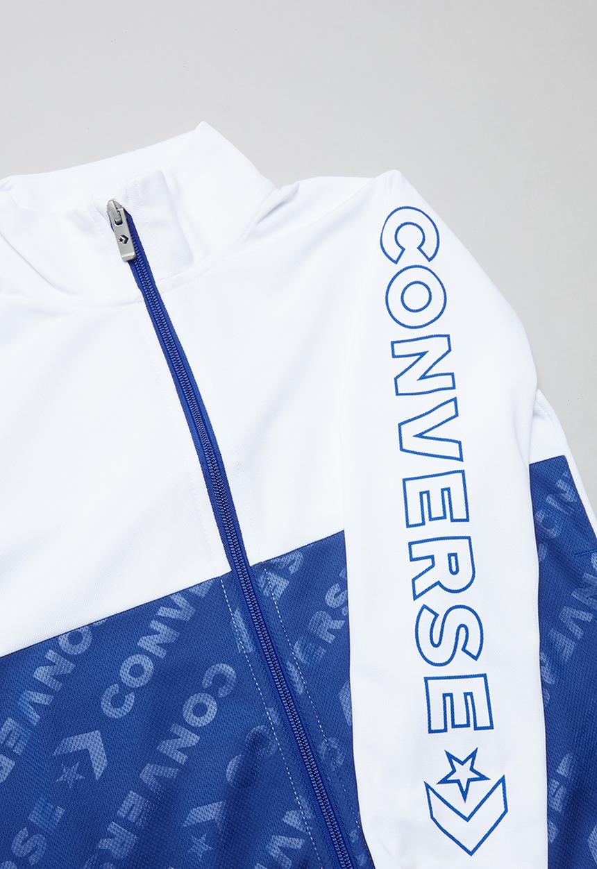 Converse - Converse wordmark half zip po - white