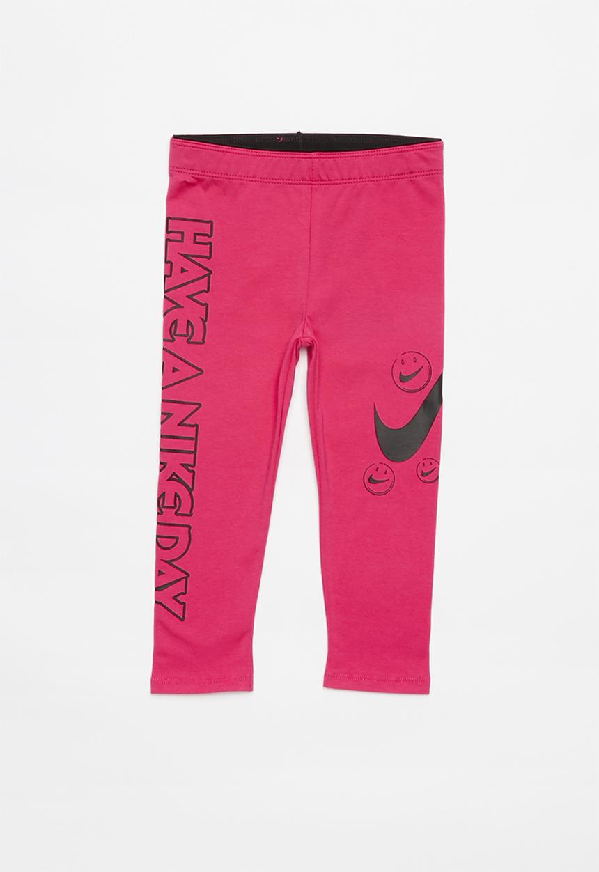 Nike - Nkg "have a nice day" legging - pink