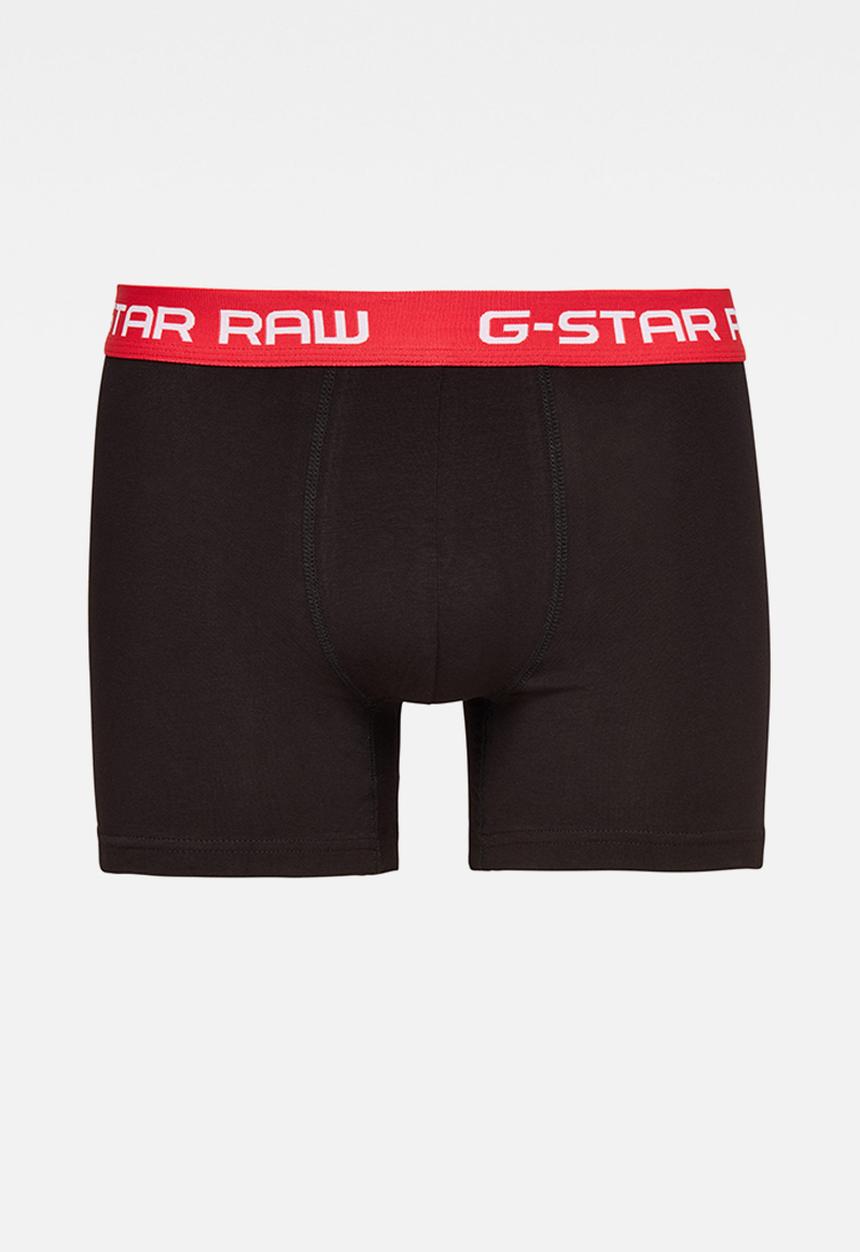 G-STAR - Classic trunk 3 pack - black/flame