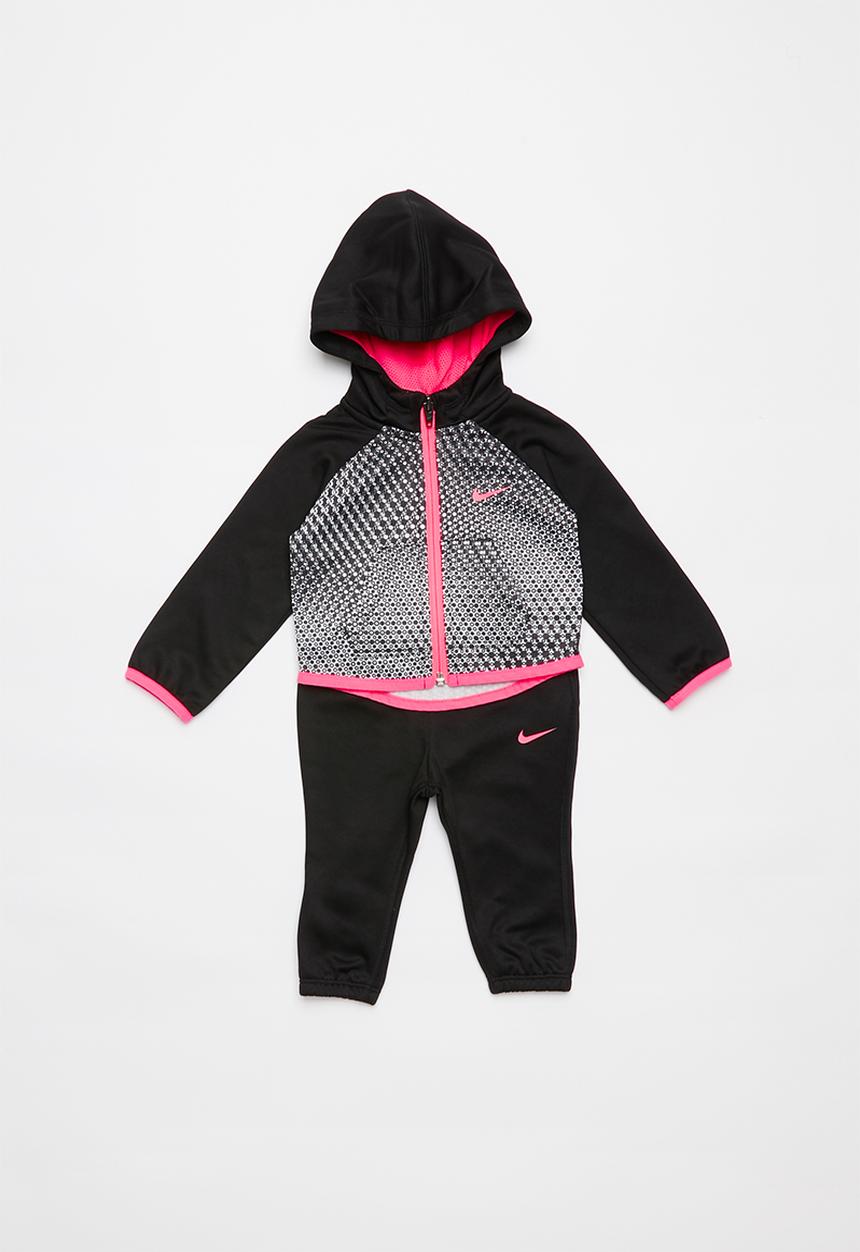 Nike - Nkg nike therm hood/pant - black & pink