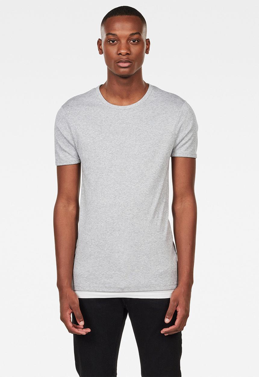G-STAR - 2-pack Base tee  - grey