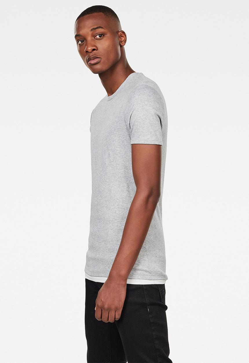 G-STAR - 2-pack Base tee  - grey