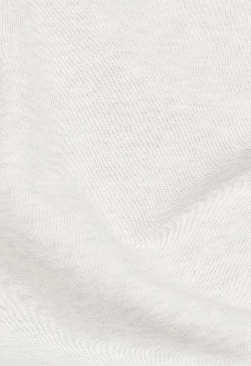 G-STAR - Denim applique sweater - white