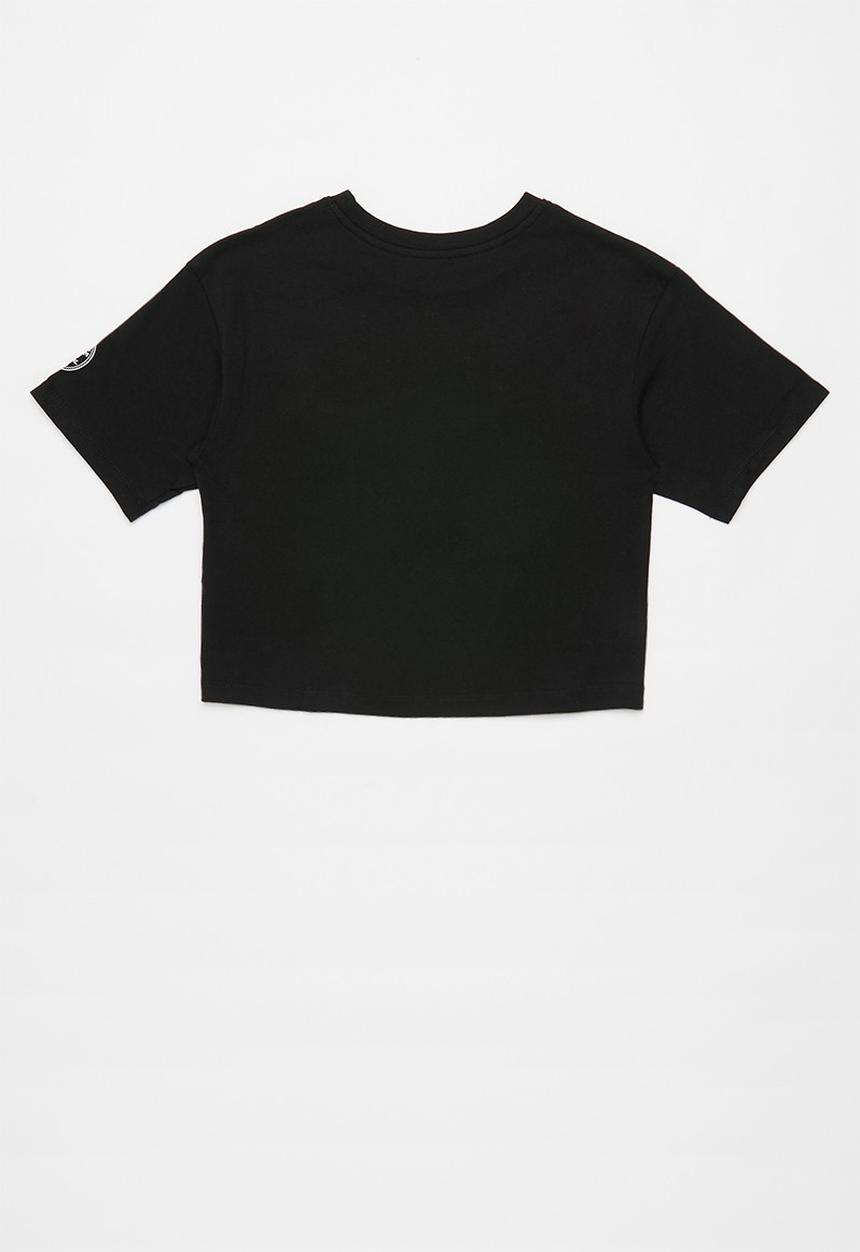 Converse - Converse spliced chuck patch box tee- black