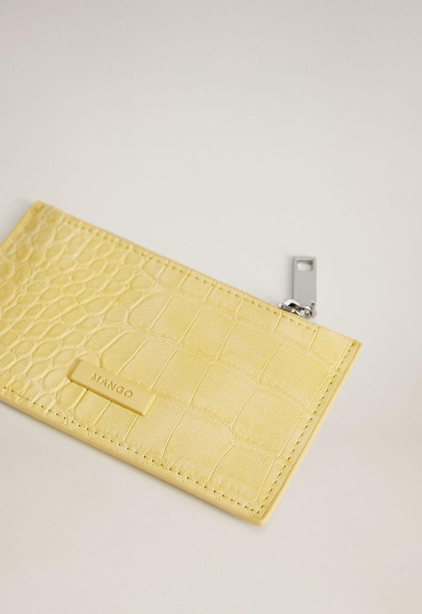 MANGO - Agustin card holder - yellow