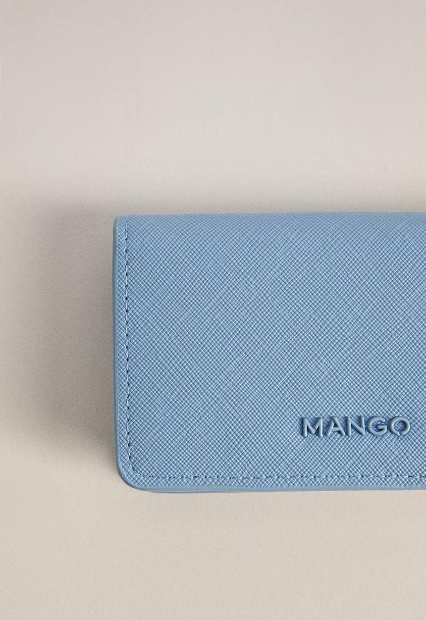 MANGO - Nacho wallet - blue