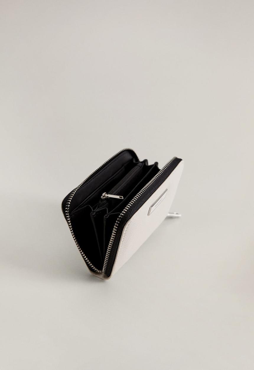 MANGO - Badu wallet - white 