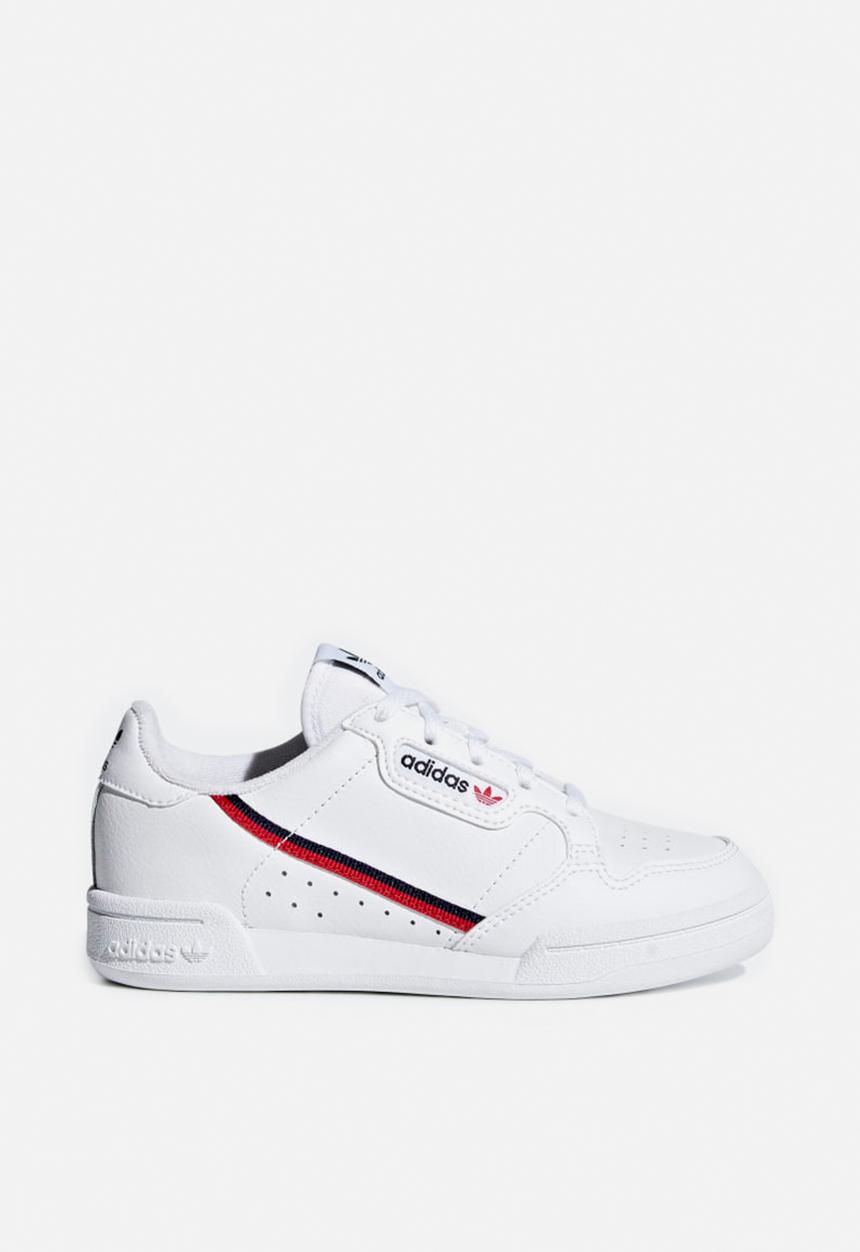 adidas Originals - Continental 80 c - white/scarlet/navy