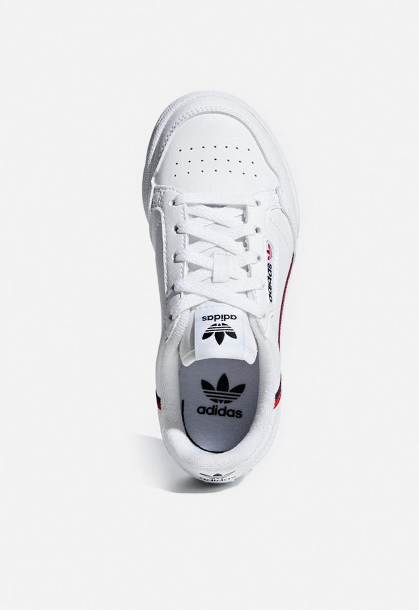 adidas Originals - Continental 80 c - white/scarlet/navy