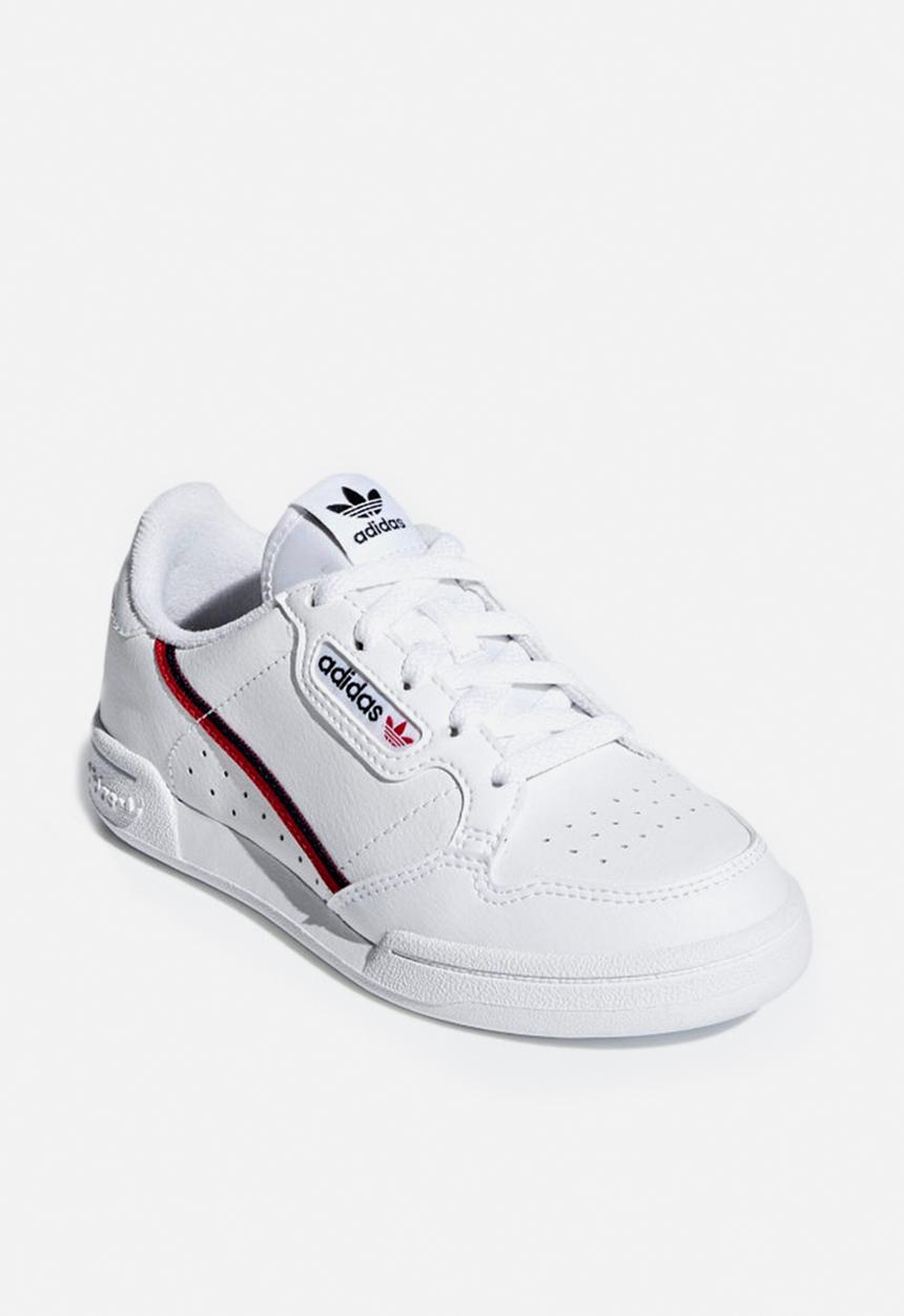 adidas Originals - Continental 80 c - white/scarlet/navy