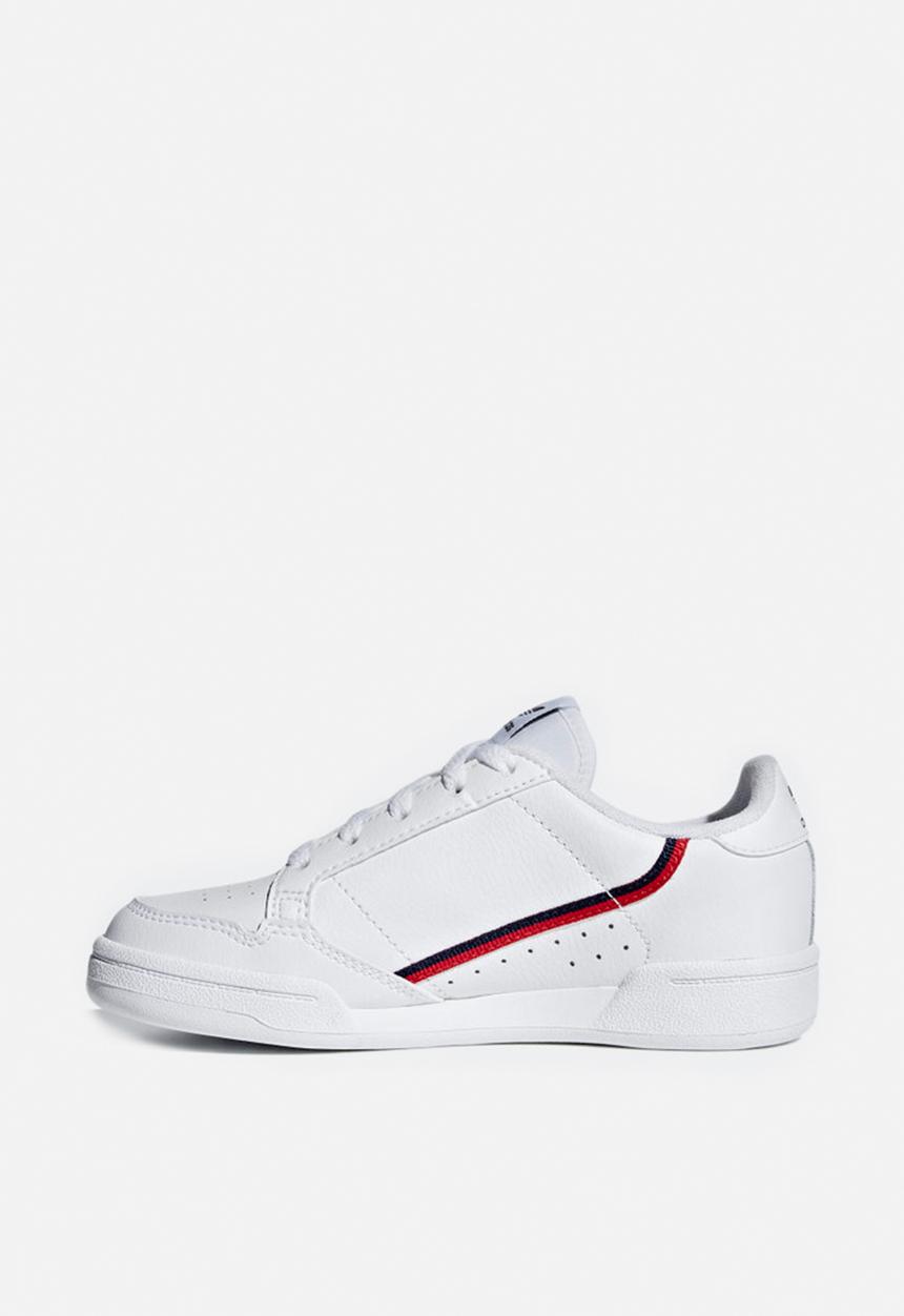 adidas Originals - Continental 80 c - white/scarlet/navy