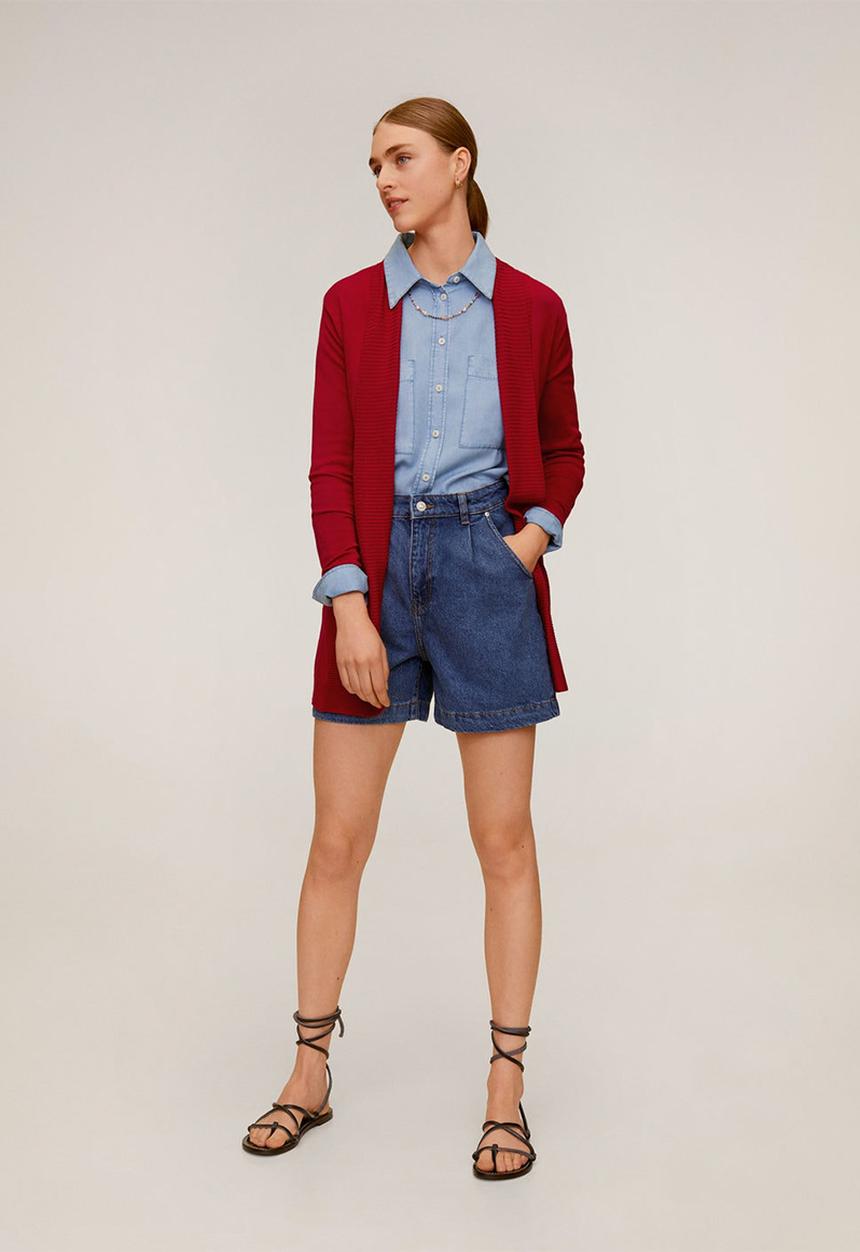 MANGO - Alma 6 cardigan - red 