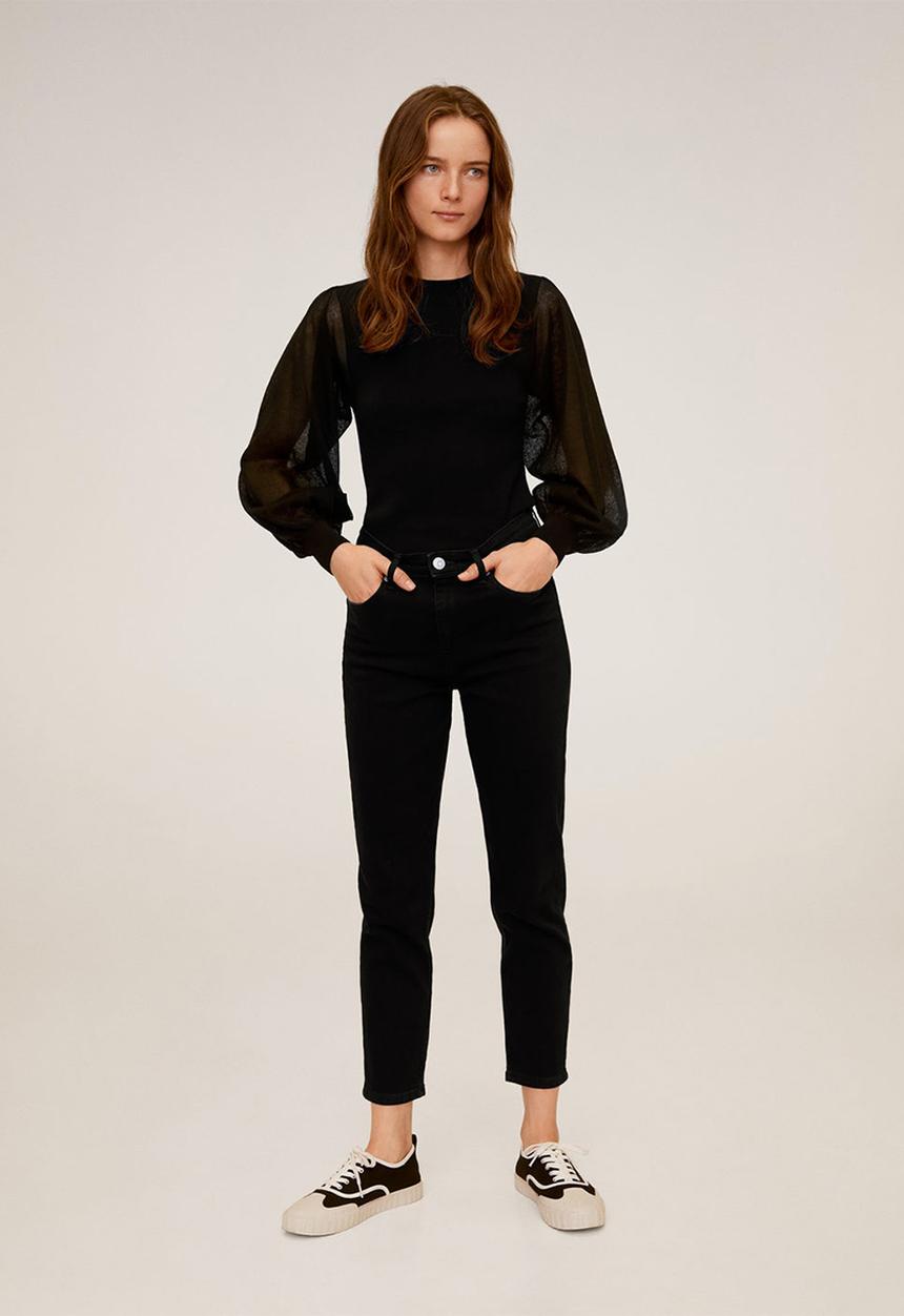 MANGO - Gassas sweater - black 