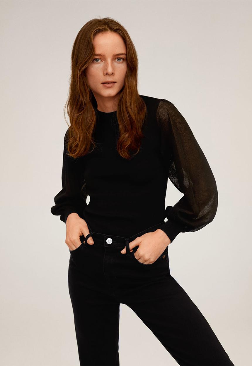 MANGO - Gassas sweater - black 
