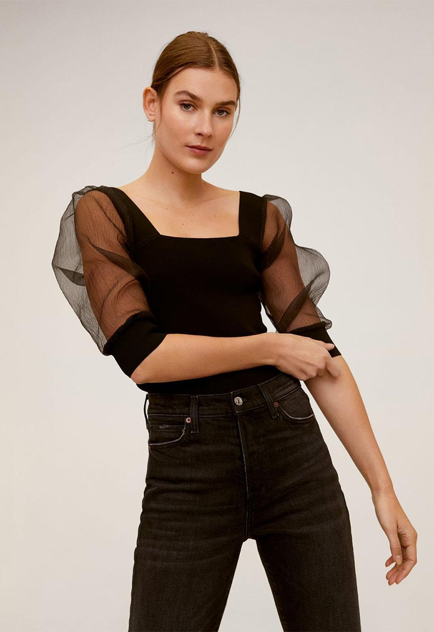 MANGO - Viena sweater - black
