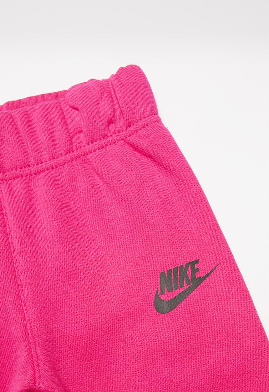 Nike - Nike nsw heathered crew pantset - pink & grey