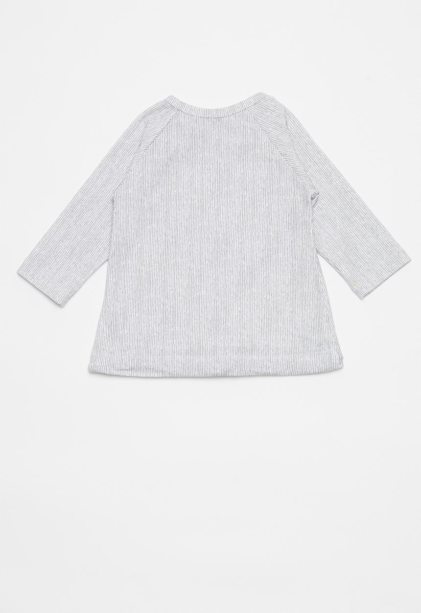 Sticky Fudge - Baby broken stripe tracktop - grey