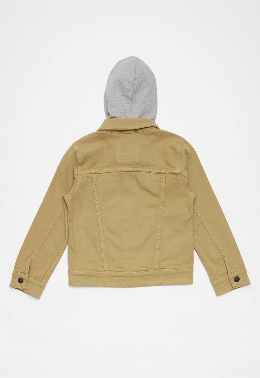 Levi’s® - Hooded trucker jacket - stone 