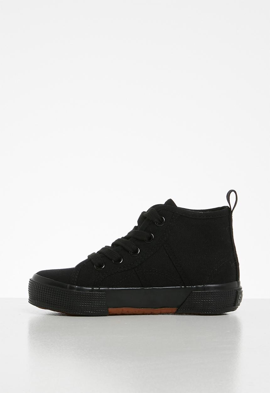 SOVIET - K Ayanda hi cut canvas lace up - black