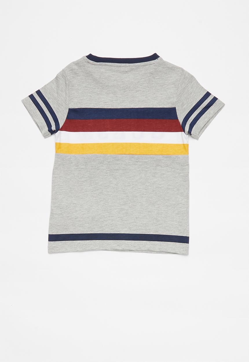 GUESS - Boys printed short sleeve T-shirt - grey