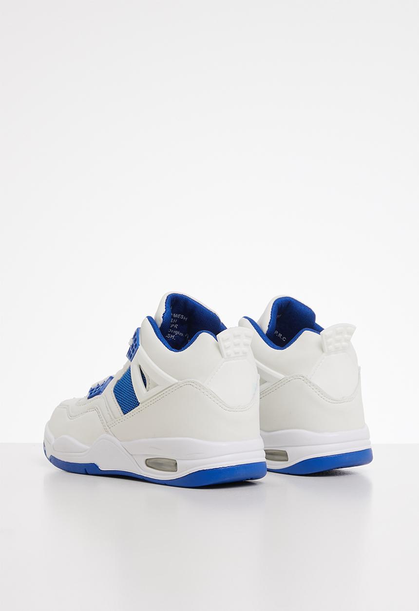 Pop Candy - Ttk slash boot 3 - white & blue 