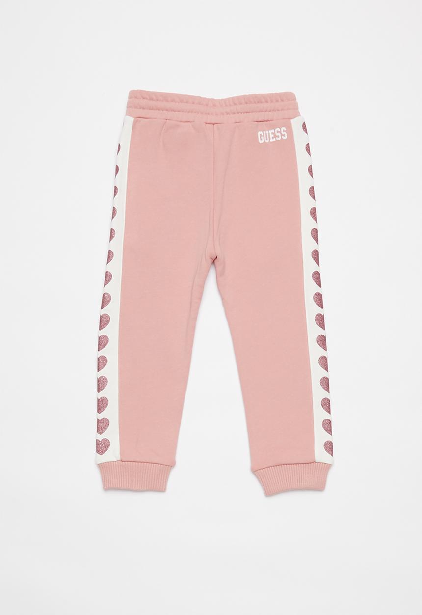 GUESS - Girls active pant - pink & white