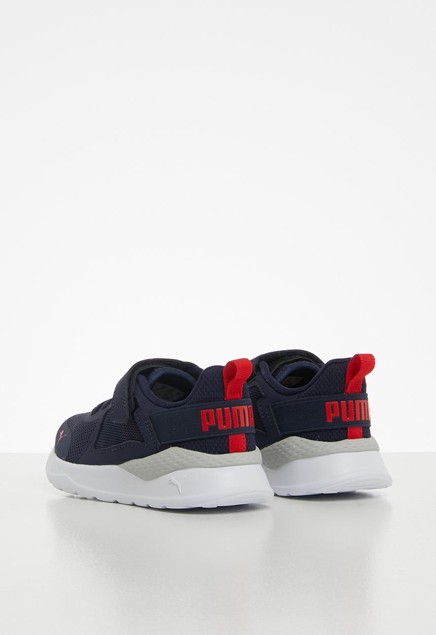 PUMA - Anzarun ac ps - peacoat & high risk red 
