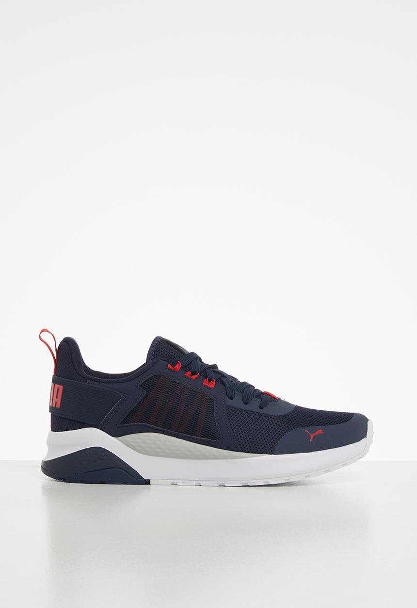 PUMA - Anzarun junior - peacoat & high risk red 