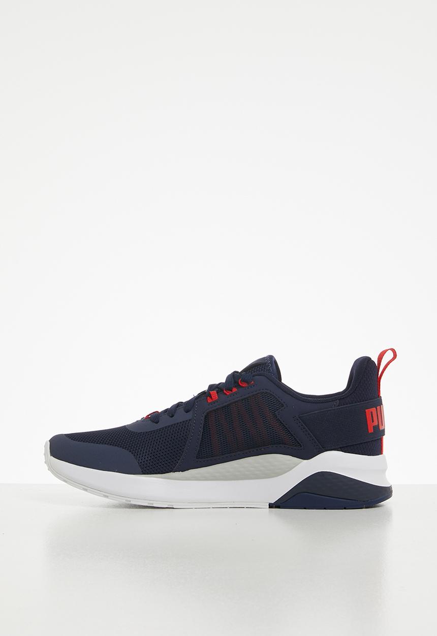 PUMA - Anzarun junior - peacoat & high risk red 
