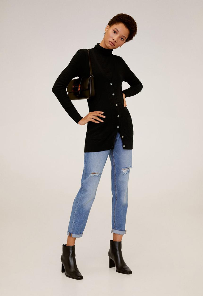 MANGO - Budapest cardigan - black 