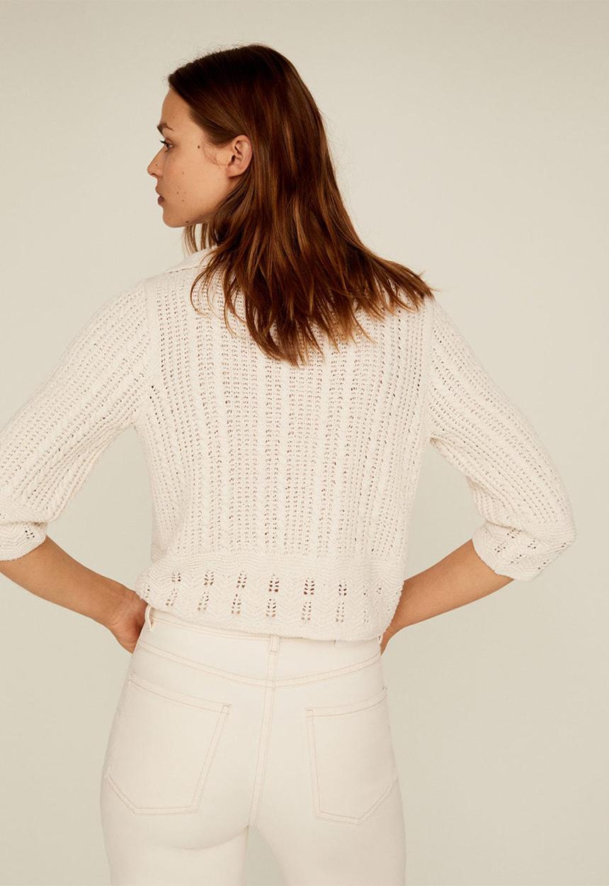 MANGO - Nana sweater - cream 