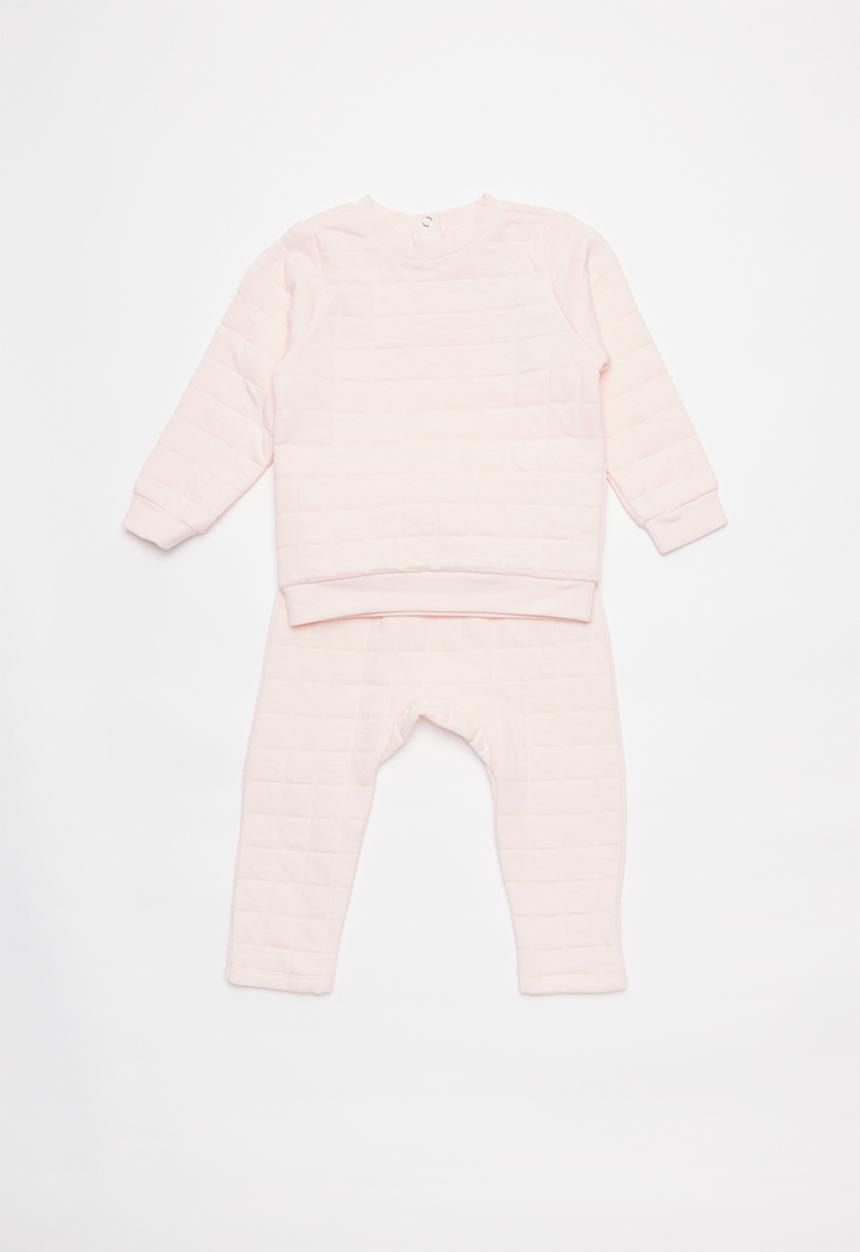 Cotton On - Scout & rory quilted tracksuit - pink