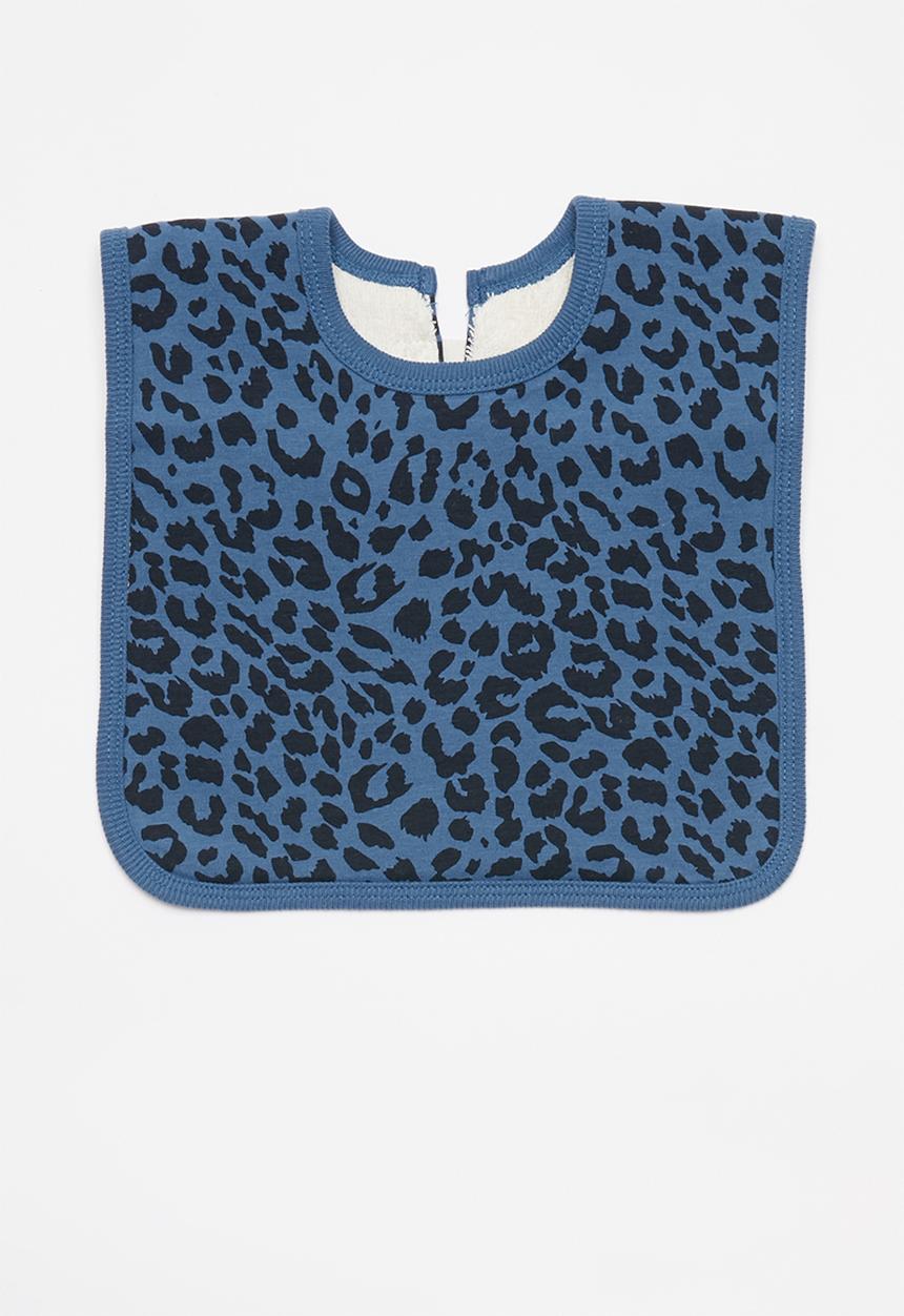 Cotton On - 2 Pack everyday bib - black & blue 