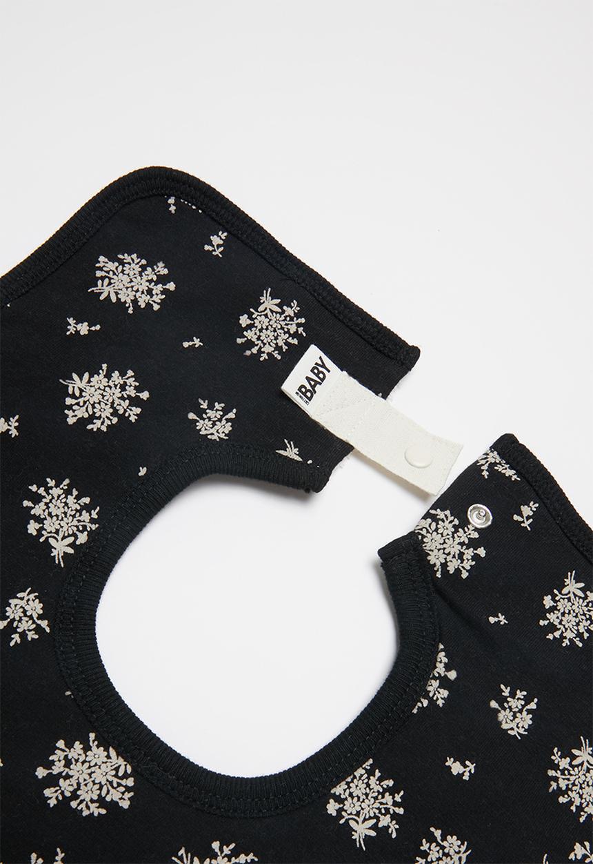 Cotton On - 2 Pack everyday bib - black & blue 