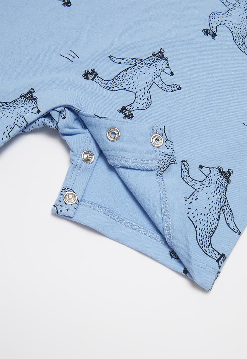 Cotton On - The short sleeve romper - blue