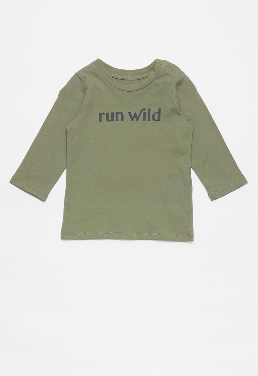 Cotton On - Jamie long sleeve tee - khaki
