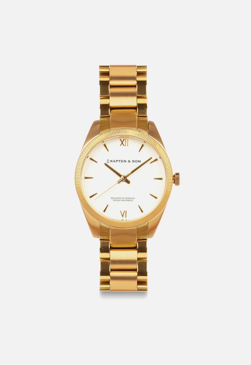 Kapten & Son - Crush Gold White steel - Gold
