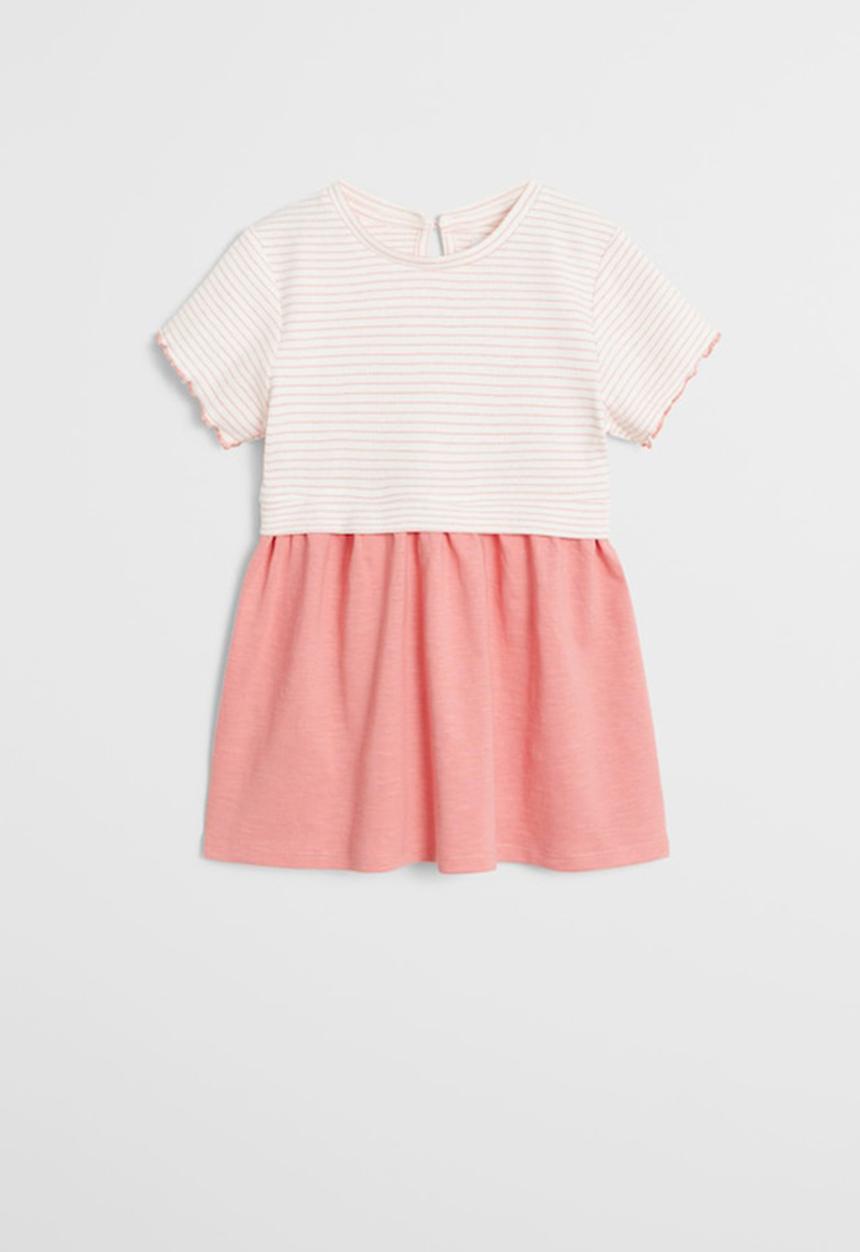 MANGO - Dress alba - pink 