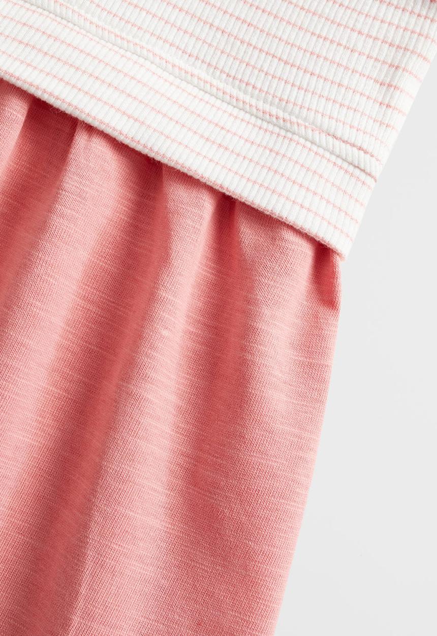 MANGO - Dress alba - pink 