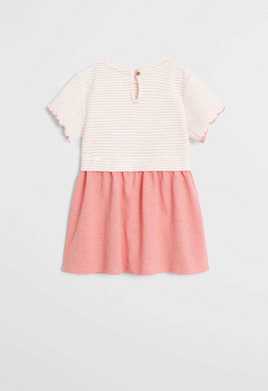 MANGO - Dress alba - pink 